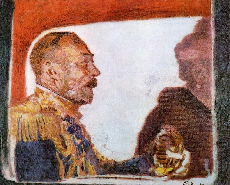 Walter Sickert King George V and Queen Mary Sweden oil painting art